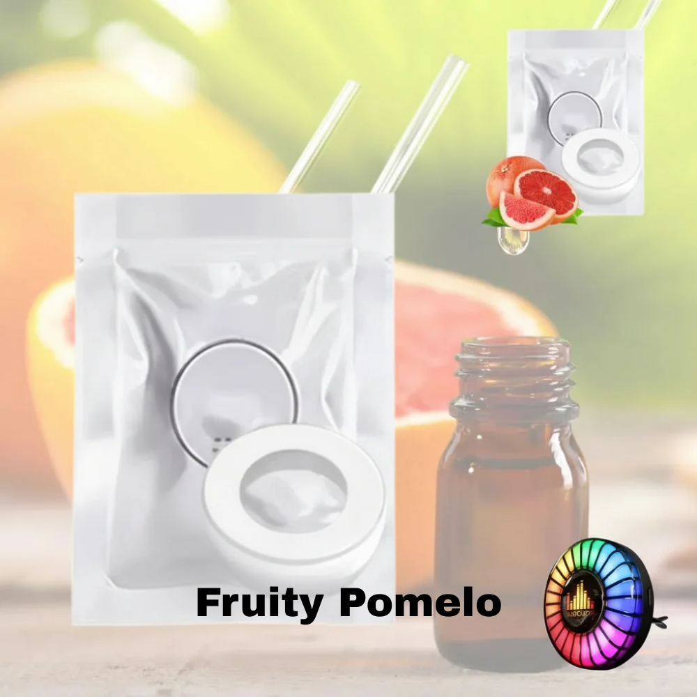 Hudební rytmus LED světla do auta s logem (s aroma difuzérem)